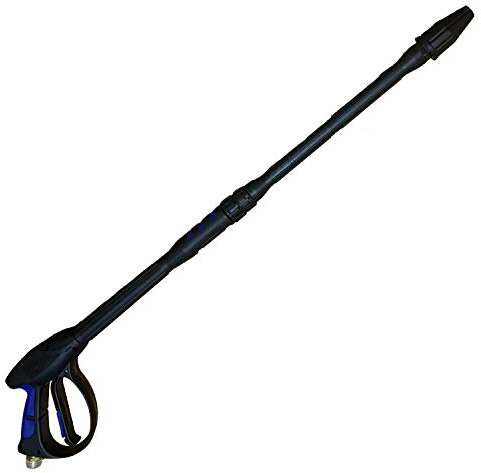 M&M Smartek Profi/Hobby Hochdruckpistole Pistole & Lanze/Variorohr M22 IG/AG 2-teilig passend für/kompatibel zu Kärcher Kränzle Kranzle Hochdruckreiniger mit M22 Gewinde