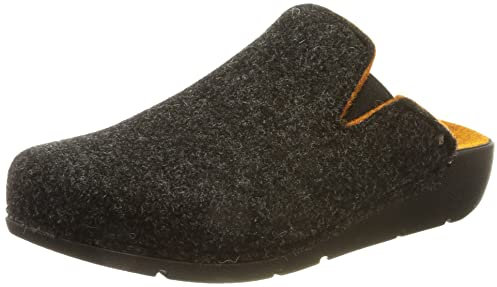 Berkemann Damen Vianna Hausschuh, dunkelgrau/orange, 40 EU