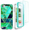 Jeylly Schutzh¨¹lle f¨¹r iPod Touch 7. / 6. Generation (6. Generation), mit 2 Displayschutzfolien, Hybrid, weiches TPU, Kratzfest, robust, f¨¹r Apple iPod Touch 7. / 6. / 5. Generation, JadeGr¨¹n