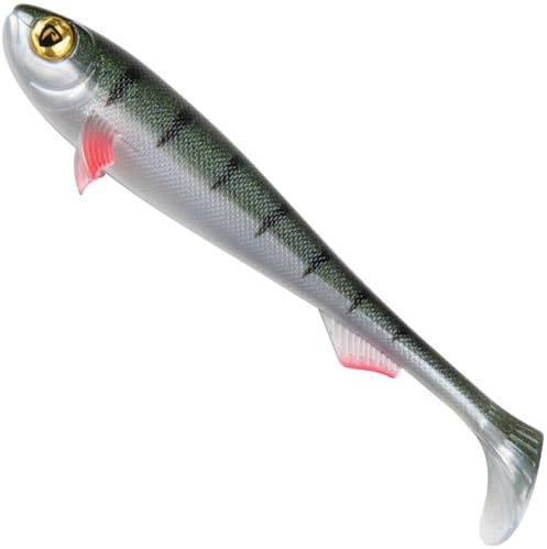 Fox Rage Super Slick Shad 28cm - Gummifisch, Farbe:UV Young Perch