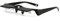 Ycsm Faule Brille Lesehilfen Superleichtes Faules Auge Horizontales Prisma Grau/Schwarz Liegend Und Horizontale Lesebrille Beim Fernsehen (1pc, voll schwarz)