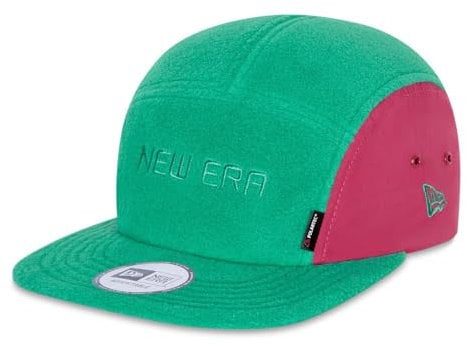 New Era Polartec Camper Cap Basecap Baseballcap Fleececap Flat Brim Damen/Herren - mit Schirm Winter Herbst-Winter - One Size pink
