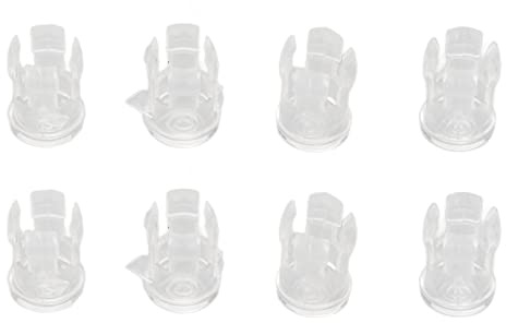 100 Stück Leuchtdiodenkappe LED-Diodenschirm Transparente Kappe Leuchtdiodenhalter Clip 3 Mm Nylon