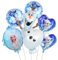 6 Stück Folienballons Eiskönigin Geburtstagsdeko,Eiskönigin Geburtstagsparty Deko,Prinzessin Ballon für Mädchen,Elsa Geburtstag
