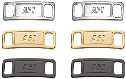 3 Paar Schnürsenkelschnallen aus Metall, DIY-Spitzendekorationszubehör für Kinder und Erwachsene, Turnschuhe, Freizeitschuhe, 3 Farben (Silber, Gold, Gun Black)