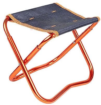 Kabxhueo Campinghocker Faltbar, Kleiner tragbarer Klapphocker, Mini Outdoor Camping Klappstühle,zusammenklappbarer Leichtgewicht für Camping,Picknick,Angeln,Reisen und Wandern