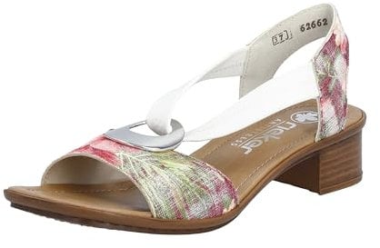 Rieker Damen 62662 Sandale, Bunt, 42 EU