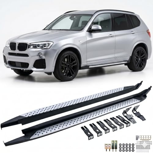 Alu Flankenschutz OE Style Trittbretter mit ABE !! passend für BMW X3 F25 10-17