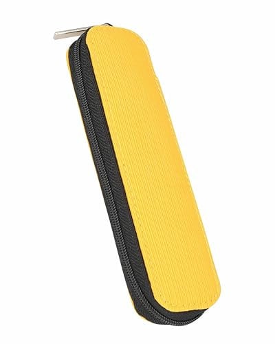 Online Stifte-Etui, Stylisches Stiftemäppchen mit Reißverschluss, mit 2 Stift-Schlaufen, Tasche für Kugelschreiber, Füller, Pinsel etc, Federmäppchen für Schule, Uni & Büro