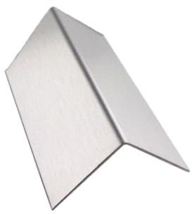 stahl-design-tebart Eckschutzwinkel als Kantenschutz aus 1,5 mm Edelstahl // Schenkelbreite: 30 mm + 30 mm // Länge: 1500 mm- 150x3x3cm