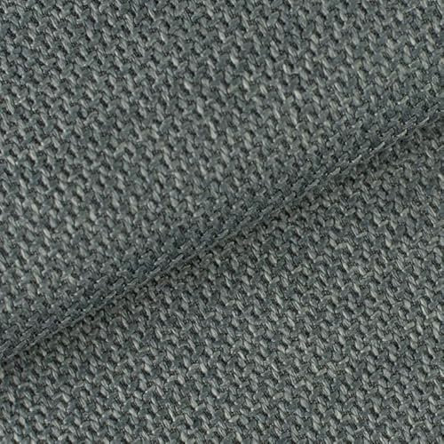 Stoff Meterware Olliver - 1 Meter, Polsterstoff, Möbelbezugsstoff, Bezugsstoff, Möbelstoff, 95 000 Scheuertouren (Grau)