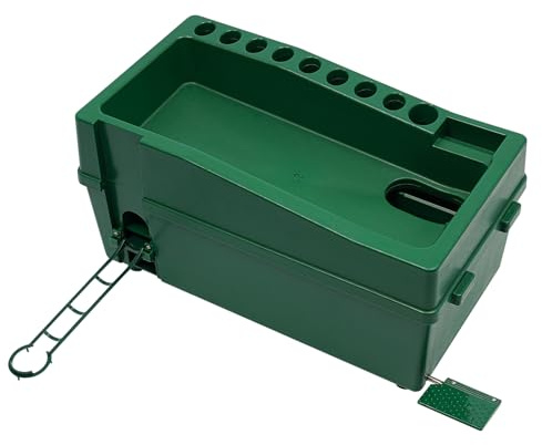 OUBUBY Automatischer Golfball Dispenser, Automatische Pitching Maschine Kein Stromanschluss Erforderlich Golf Clinic Green Tool Golfplatz Ausrüstung Zusammenklappbare Schiene