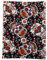 Totenkopf-Stoff, schwarze Bettwäsche, schwarzer Stoff, gesteppte Bettwäsche, Halloween-Nähmaterial, Halloween-Nählaken, Baumwolle, Patchwork-Quadrate, Halloween-Stoffmaterial, Baumwollstoff, Box/1383/