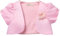 Proumhang Cardigan Bolero Shrug da Bambina Cardigan a Maniche Corte in Raso Scialle Principessa Outwear Cappello da Sposa Piccolo Cappotto per Le Bambine 3-10 Anni Rosa 110