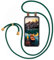 moex Handykette für Samsung Galaxy A55 5G Hülle mit Band abnehmbar, Handyhülle mit Kette zum Umhängen, Handyband Kordel Umhängehülle, Necklace Handy Umhängeband, Grün