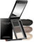 Paleta De Polvos Para Cejas, 3 colores con Pincel Y Espejo, Relleno De Cejas Para Dar Forma A Las cejas Naturales, Eyebrow Powder Serie Negro Marrón,Color para Cejas de Larga Duración y Impermeable-01