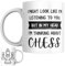 Chess Gift Mug | I Might Look Like I’m Listening to You But in My Head I’m Thinking About Chess Coffee Mug, Novelty Funny Chess Lover Gift for Anyone Who Loves Playing Chess