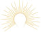 Luwecf Halloween Halo Sonne Stirnband Haarband Kopfbedeckung Requisite Haarreifen Haarband für Partybedarf Bühnenshow Karneval Kostüm, Gold