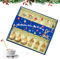 Set di posate natalizie, set di posate robuste in acciaio inox, 6 pezzi, elegante set di posate da cucina, per dessert, vacanze