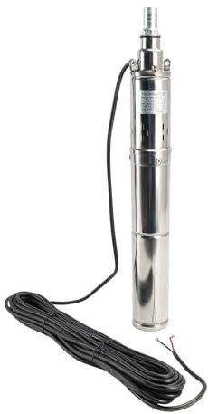 3 Zoll Solar Tiefbrunnenpumpe 12V 150W mit integriertem MPPT-Regler – Edelstahl Solar-Tauchpumpe für Brunnen, Bohrlöcher, Gartenbewässerung & Landwirtschaft, max. 35 m Förderhöhe & 2000 L/h