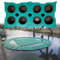 Große schwimmende Teichkörbe für Pflanzen, schwimmende Teichpflanzgefäßdekor für den Außenbereich, Pflanzeninsel für Fischteich/Wasserbereich/Aquarium, DIY-Installation (Farbe: Pflanzgefäß A, Größe:
