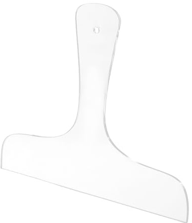 Generic Transparent Acrylic Cutting Board Handle Template Reusable Router Guide for Kitchen Chopping Boards Woodworking DIY Stencil for Precise Handle Shaping