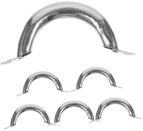 Zerodeko 6 Piezas Asa de Repuesto para Tapadera de Olla Mango de Acero Inoxidable Resistente al Calor para Cacerolas y Tapaderas Accesorio para Cocina
