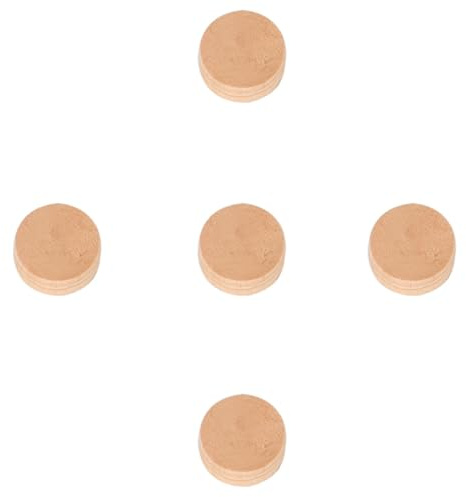 5 Stück Posaunen Wasserklappen Korkstopfen Khaki für Reparatur | Naturkork, Runde Form, Passend für Blechblasinstrumente, für Musikunterricht und Instrumentenservice