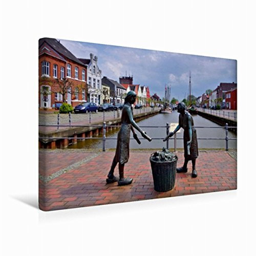 Premium Textil-Leinwand 45 x 30 cm Quer-Format Weener | Wandbild, HD-Bild auf Keilrahmen, Fertigbild auf hochwertigem Vlies, Leinwanddruck von LianeM