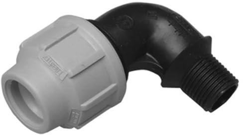 90° Winkel mit Abzweigung M 1 x 32mm Dianflex für Rohre aus Polyethylen -f-brico