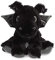 Aurora, none 61017, Sparkle Tales, Onyx Drache, 30cm, Plüschtier, schwarz