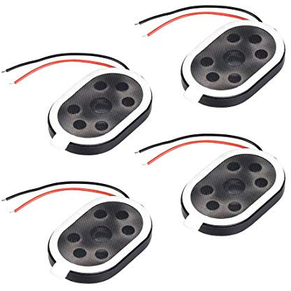sourcing map 1.5W 8 Ohm Mini DIY Speaker Replacement Loudspeaker 20mmx30mm 4pcs