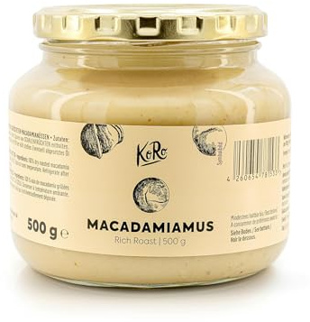 KoRo - Crema di noci di Macadamia 500 g - 100% frutta secca - senza additivi e senza olio di palma - per dolci, gelati e muesli