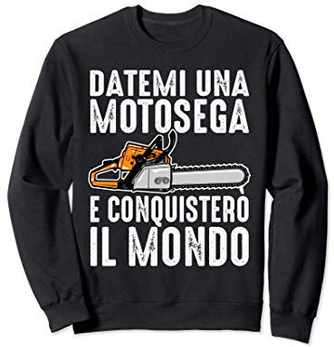 Abbigliamento Falegname Divertente Motosega Asce Boscaiolo Felpa