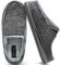 ONCAI Chaussons Homme Confort Peluche Mousse Mémoire Intérieur Extérieur Pantoufles da Maison en Caoutchouc Antidérapantes Gris Taille 43