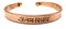 AB India Crafts Handgefertigtes Kupfer Armband Mantra Om Namah Shivaya mit Schmuckbeutel