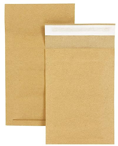smiley pack Luftpolstertaschen Luftpolsterumschläge Gr. A/1 Braun (120x175 mm) DIN A6 gepolsterte Briefumschläge Polsterversandtaschen Versandtaschen Luftpolsterversandtaschen gepolstert (100)