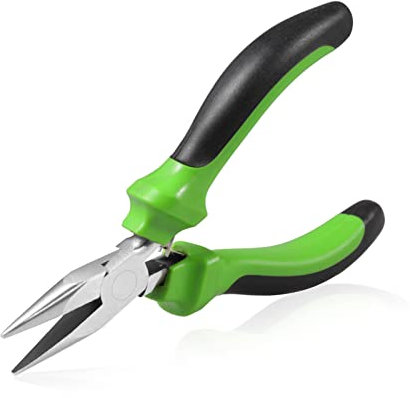 SPEEDWOX Mini-Spitzzange, 12,7 cm, Schmuck-Perlenwerkzeug mit nicht verzerrten Backen für Schmuckherstellung, Biegen von Draht und kleinen Objekten
