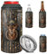 winorax Hirschjagd-Becher 4-in-1 Dosenkühler Jäger Geschenke für Männer Jäger Edelstahl 473 ml Thermoskanne isolierte Becher Reise-Kaffeetasse Tasse mit Deckel Tassen Geschenk für Männer Frauen Papa