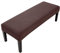 YISUN Jacquard Bezug EsszimmerbankUniversal Bezug für Esszimmer-Bank, Elastisch Stretch Bezug Bank, Abnehmbar bezug sitzbank für Esszimmerstuhl, Wohnzimmer, Schlafzimmer, Bankett(Hellkaffee)