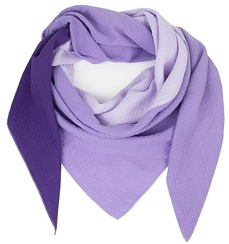 Glamexx24 XXL Damen Schal Dreieck Schal Damenhalstuch viele Farben Unisex Dreieckstuch extra groß Schal weich viele Farbkombinationen leichter Schal made in italy