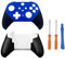 Hzxkqmil Coque du Boîtier de Remplacement pour Xbox Manette sans Fil Elite Series 2 - Core, Coquille Avant + Coque de Inférieure Accessoires, Bleu, avec Outils de Tournevis