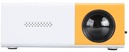 MiniLED Projektor, 1080P Full HD WiFi Heimkino Filmprojektor für 24 Bis 60 Zoll Projektionsgröße, Tragbarer Outdoor Reiseprojektor mit Mehreren Anschlüssen für Telefon Tablet