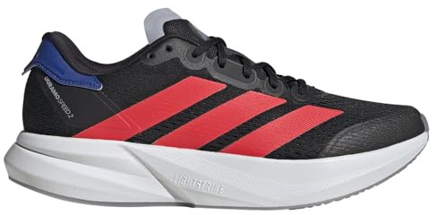adidas Men's Duramo Speed 2 Running Shoes, core Black/Lucid red/Team Royal Blue, 6.5 UK