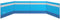Outsunny Paravent de Camping Brise-Vent de Camping Portable Pliable avec Sac de Transport et poteaux en Acier dim. 725 x 140 cm Bleu
