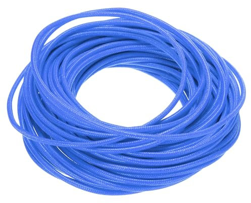QUARKZMAN 14 AWG Silikon Elektrokabel 2 mm² 15 Meter Flexibles Hochtemperatur Geflochtenes Kabel Verzinnter Kupferdraht für Industrie KFZ DIY RC-Autos Boote LED Licht Blau