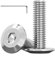 WZHUIDA 20 Stück M8 x 30 mm Schrauben, Edelstahl Innensechskant Flachkopfschrauben, Vollgewinde Möbelverbinderschrauben mit Schraubenschlüssel