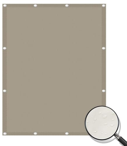 Rectangulaire Voile d'ombrage 250 x 1000 cm Résistant Intempéries, Anti 98% UV Toile Ombrage pour Jardin Ombrage Pergola Une Variété de Tailles pour Jardin Extérieur, Taupe