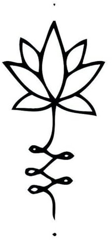 Faux Tatouage FLEUR DE LOTUS - Temporalis® | Tatouage Ephemere Femme et Homme – Cosmétique Certifié UE, Encre Vegan & Waterproof – Dure 1 à 2 semaines [ Tattoo Fleur de lotus minimaliste ]