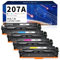 Skydo Toner 207A Mit Chip Kompatibel für HP 207A 207X Toner für HP Color Laserjet Pro MFP M283fdw M283fdn M255dw M255nw M282nw Toner W2210A W2211A W2212A W2213A (4-Pack)